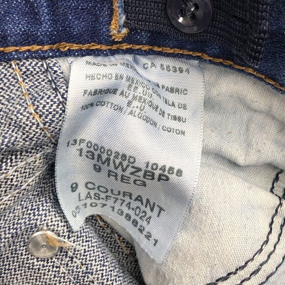 Wrangle Jeans Boys 9 Reg Straight Leg Blue Medium Wash Adjustable Waist Ranch - Picture 8 of 9